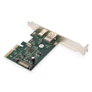 Kép 3/3 - Digitus DS-30225, PCIe, USB 3.2 Gen 2 (3.1 Gen 2), Teljes magasságú/alacsony profilú, PCIe 2.0, SATA 15-tűs, Zöld