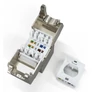 Kép 4/5 - Digitus DN-93615-S-12, Lapos, Ezüst, RJ-45, Aljzat, 10GBase-T, Nikkel / arany