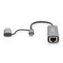 Kép 2/5 - Digitus DN-3028, USB-C USB 3.1, RJ-45, Szürke