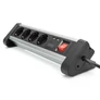 Kép 8/8 - Digitus DA-70614, 1,5 M, Beltéri, E / F típus, Type F (CEE 7/4), Fekete, Ezüst, Alumínium
