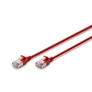 Kép 1/4 - Digitus DK-1632-A-050S-R, 5 M, Cat6a, F/FTP (FFTP), RJ-45, RJ-45, Vörös