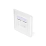 Kép 1/9 - Digitus DN-9007-1, 2 x RJ-45, 1 modul(ok), 6a, 500 MΩ, Fehér, Fém