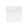 Kép 2/9 - Digitus DN-9007-1, 2 x RJ-45, 1 modul(ok), 6a, 500 MΩ, Fehér, Fém