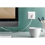 Kép 9/9 - Digitus DN-9007-1, 2 x RJ-45, 1 modul(ok), 6a, 500 MΩ, Fehér, Fém