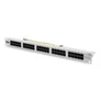 Kép 1/6 - Digitus DN-91350-1, RJ-45, Cat3, Rackre szerelhető, 1U, Szürke, 514 mm