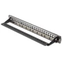 Kép 2/4 - Digitus DN-91411-LF, Cat5e, Cat6, Cat6a, Rackre szerelhető, 1U, Fekete, Akrilnitril-butadiénsztirol (ABS), Acél, -20 - 75 °C