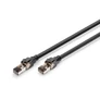 Kép 1/3 - Digitus DK-1843-005, 0,5 M, Cat8.1, S/FTP (S-STP), RJ-45, RJ-45, Fekete