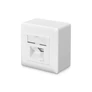 Kép 1/6 - Digitus DN-9006-N, RJ-45, Fehér, 80 mm, 80 mm, Kína
