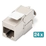 Kép 9/9 - Digitus DN-93615-24, Ezüst, Nikkel, Cink, -20 - 70 °C, 14 mm, 34 mm