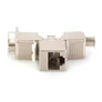 Kép 1/5 - Digitus DN-93615-4, Lapos, Ezüst, RJ-45, LSA, Aljzat, 10GBase-T