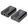 Kép 1/4 - Digitus DS-55204, Adó és vevő, Vezetékes, 70 M, Cat6, Cat6a, Cat7, 4096 x 2160 pixelek, Fekete