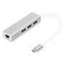 Kép 1/7 - Digitus DA-70255, USB 3.2 Gen 1 (3.1 Gen 1) Type-C, IEEE 802.3, IEEE 802.3ab, IEEE 802.3u, Szürke, Fehér, USB 3.2 Gen 1 (3.1 Gen 1) Type-A, Kína, USB
