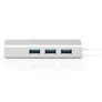 Kép 3/7 - Digitus DA-70255, USB 3.2 Gen 1 (3.1 Gen 1) Type-C, IEEE 802.3, IEEE 802.3ab, IEEE 802.3u, Szürke, Fehér, USB 3.2 Gen 1 (3.1 Gen 1) Type-A, Kína, USB