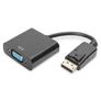 Kép 2/4 - Digitus AK-340410-001-S, 0,15 M, DisplayPort, VGA (D-Sub), Dugó, Aljzat, Egyenes