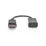Kép 3/4 - Digitus AK-340415-002-S, 0,2 M, DisplayPort, HDMI A-típus (Standard), Dugó, Aljzat, Egyenes