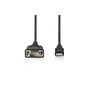 Kép 2/4 - Digitus DA-70172, Fekete, 1,8 M, USB A típus, DB-9, Dugó, Dugó