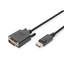 Kép 1/3 - Digitus AK-340301-030-S, 3 M, DisplayPort, DVI-D, Nikkel, 1.1a, Réz