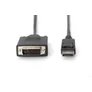 Kép 3/3 - Digitus AK-340301-010-S, 1 M, DisplayPort, DVI-D, Nikkel, 1.1a, Réz