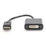Kép 2/4 - Digitus AK-340409-001-S, 0,15 M, DisplayPort, DVI-I, Dugó, Aljzat, Nikkel