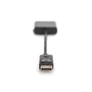 Kép 4/4 - Digitus AK-340409-001-S, 0,15 M, DisplayPort, DVI-I, Dugó, Aljzat, Nikkel