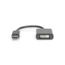 Kép 4/4 - Digitus AK-340401-001-S, 0,15 M, DisplayPort, DVI-I, Nikkel, 1.1a, Réz