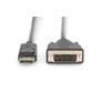 Kép 2/2 - Digitus DB-340301-020-S, 2 M, DisplayPort, DVI-D, Dugó, Dugó, Nikkel