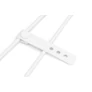 Kép 3/5 - Digitus AK-600108-010-W, 1 M, Lightning, USB A, Dugó, Dugó, Fehér