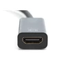 Kép 4/4 - Digitus DB-340400-001-S, 0,15 M, DisplayPort, HDMI A-típus (Standard), Dugó, Aljzat, Nikkel