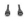 Kép 2/5 - Digitus AK-300341-020-S, 2 M, USB C, USB C, USB 2.0, 0,48 Gbit/s, Fekete