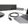 Kép 2/4 - Digitus AK-300333-020-S, 2 M, USB C-típus, DisplayPort, Dugó, Dugó, Egyenes