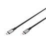 Kép 1/4 - Digitus DB-300443-030-S, 3 M, USB C, USB C, USB4 Gen 2x2, 20 Gbit/s, Fekete