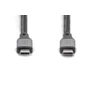 Kép 2/4 - Digitus DB-300443-030-S, 3 M, USB C, USB C, USB4 Gen 2x2, 20 Gbit/s, Fekete