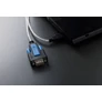 Kép 2/4 - Digitus DA-70170, Átlátszó, 1,8 M, USB A típus, RS-232, Dugó, Dugó
