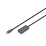 Kép 1/3 - Digitus DA-73110, 5 M, USB C, USB A, USB 3.2 Gen 1 (3.1 Gen 1), 5 Gbit/s, Fekete
