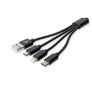 Kép 1/4 - Digitus DB-300160-002-S, Fekete, 0,15 M, Nikkel, Kína, 1 db, 235 mm