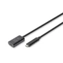 Kép 1/3 - Digitus DA-73112, 5 M, USB C, USB C, USB 3.2 Gen 2 (3.1 Gen 2), 10 Gbit/s, Fekete