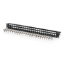 Kép 1/3 - Digitus DN-91411-24, RJ-45, Cat6a, Rackre szerelhető, 1U, Fekete, SPCC