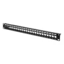 Kép 2/3 - Digitus DN-91411-24, RJ-45, Cat6a, Rackre szerelhető, 1U, Fekete, SPCC