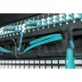 Kép 2/3 - Digitus DN-97663, Kábelkezelő panel, Acél, Fekete, 1 db