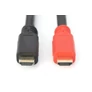 Kép 2/2 - Digitus AK-330118-100-S, 10 M, HDMI A-típus (Standard), HDMI A-típus (Standard), 3840 x 2160 pixelek, Fekete
