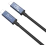 Kép 3/13 - j5create JUC29L08, 0,8 M, USB C, USB C, 40 Gbit/s, Fekete, Kék
