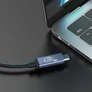 Kép 5/13 - j5create JUC29L08, 0,8 M, USB C, USB C, 40 Gbit/s, Fekete, Kék