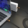 Kép 4/5 - j5create JUCX25L18, 1,8 M, USB C, USB C, 0,48 Gbit/s, Fekete, Narancssárga