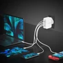 Kép 5/5 - j5create JUP43130F-FN, Beltéri, USB, Szürke, Fehér
