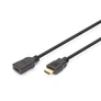 Kép 1/4 - Digitus AK-330201-050-S, 5 M, HDMI A-típus (Standard), HDMI A-típus (Standard), 3840 x 2160 pixelek, 3D, Fekete
