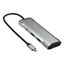 Kép 3/7 - j5create JCD393, Vezetékes, USB 3.2 Gen 1 (3.1 Gen 1) Type-C, 100 W, 10,100,1000 Mbit/s, Szürke, Space Grey