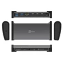 Kép 12/13 - j5create JTD562-EN, Vezetékes, Thunderbolt 4, 96 W, 3,5 mm-es, 10,100,1000 Mbit/s, Szürke