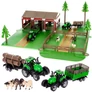 Kép 1/9 - Farm with animals + 2 farm cars 22404