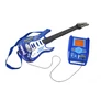 Kép 4/7 - Electric guitar + microphone + amplifier blue 22409