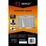 Kép 2/10 - Mosquito net for garden umbrella 3m - black